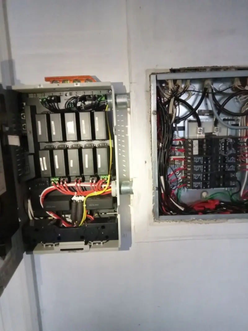 Electrical panel upgrade completed for Security Camera Wiring in Glassmanor